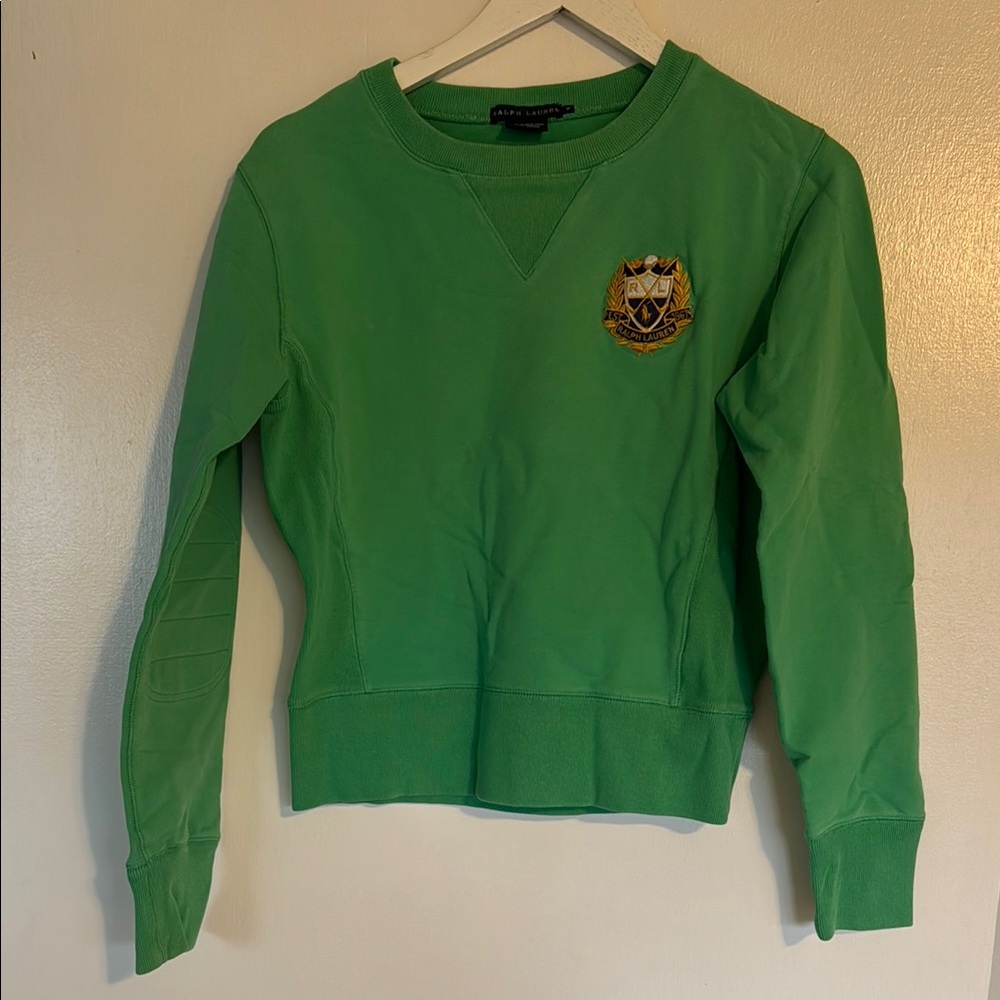 Ralph Lauren Green Crew Neck Sweater